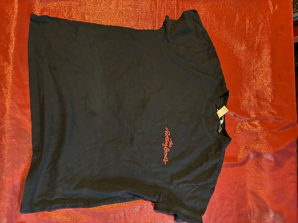 H&M T-Shirt Mens M Rolling Stones Live In Concert Dublin Graphic Black Tee